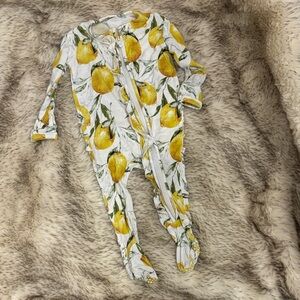 Posh Peanut Lemon Print One Piece